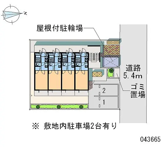 所沢市美原町２丁目 月極駐車場